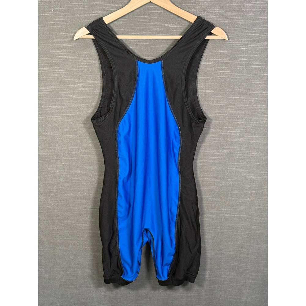 Brute Reversible Wrestling Singlet Mens Red Blue Black Performance One Piece - Picture 12 of 12